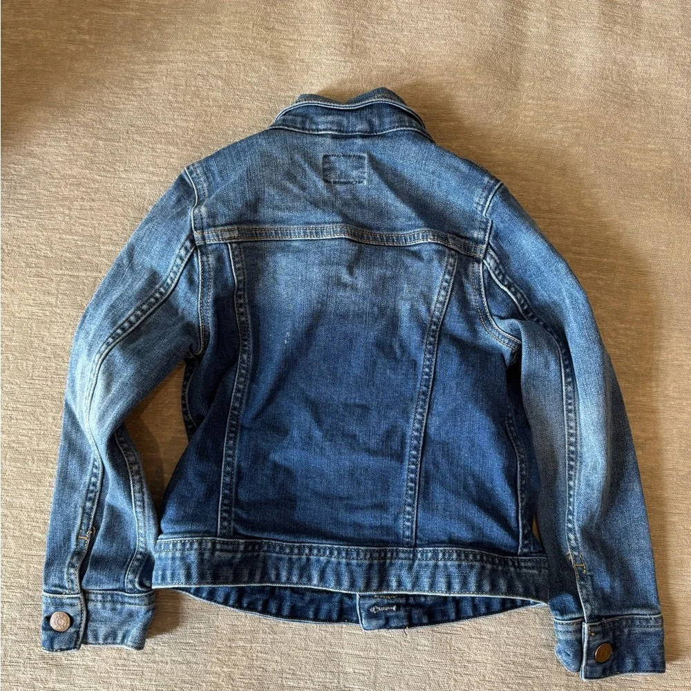 J.Crew Crewcuts Kids Denim Jean Jacket Size 6/7 Girls Classic